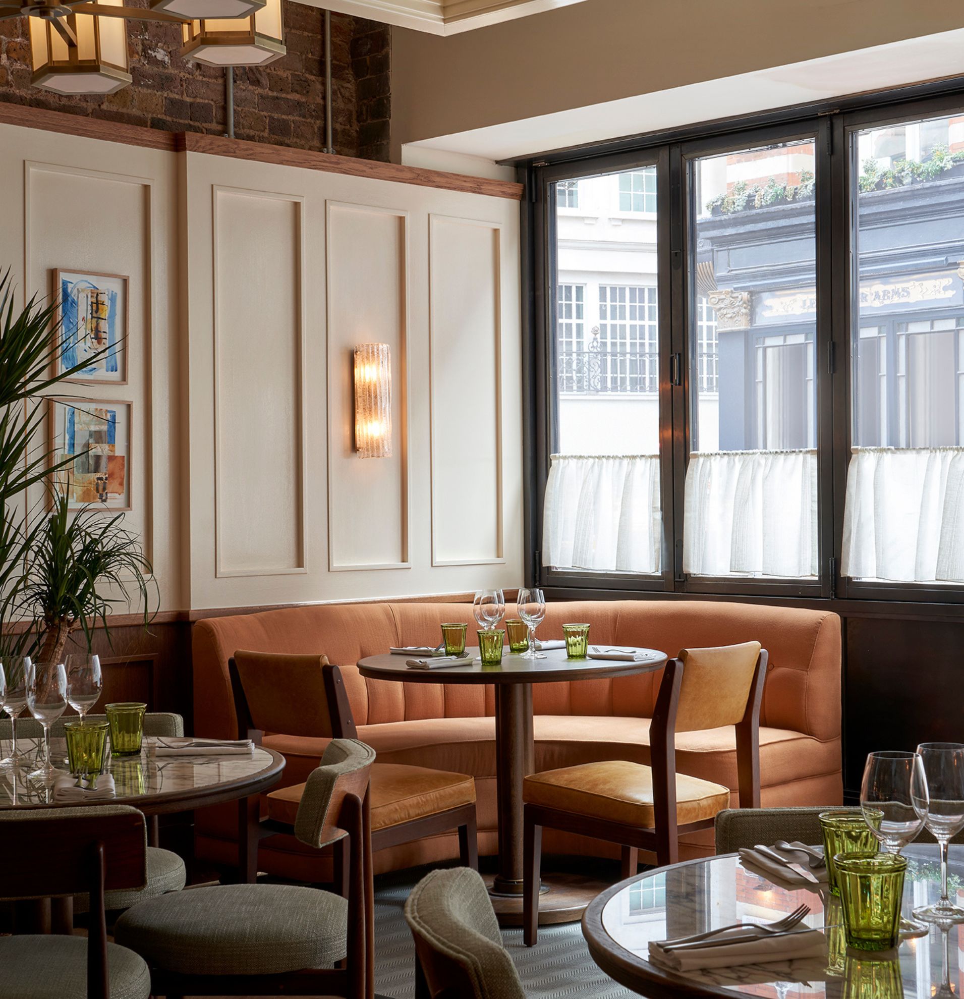 A modern British restaurant in Soho