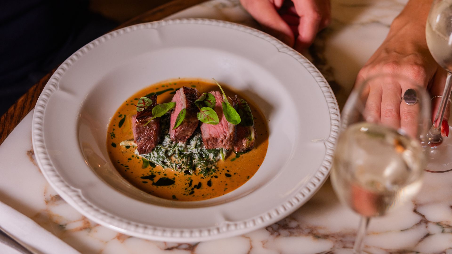 West Country Lamb at Nessa Restaurant in Soho