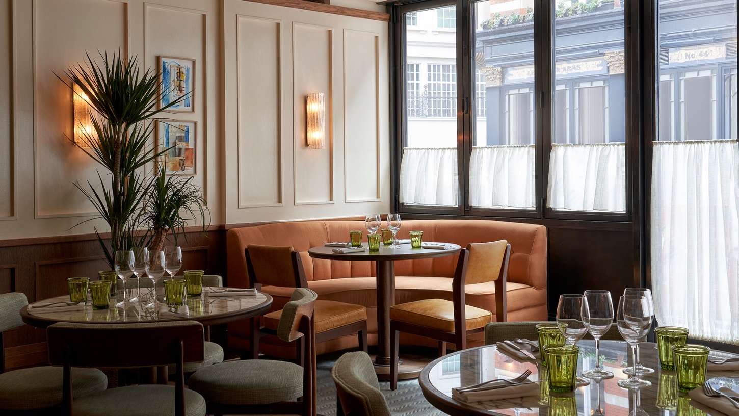 Best Lunch Spot Interior of Nessa Soho, London