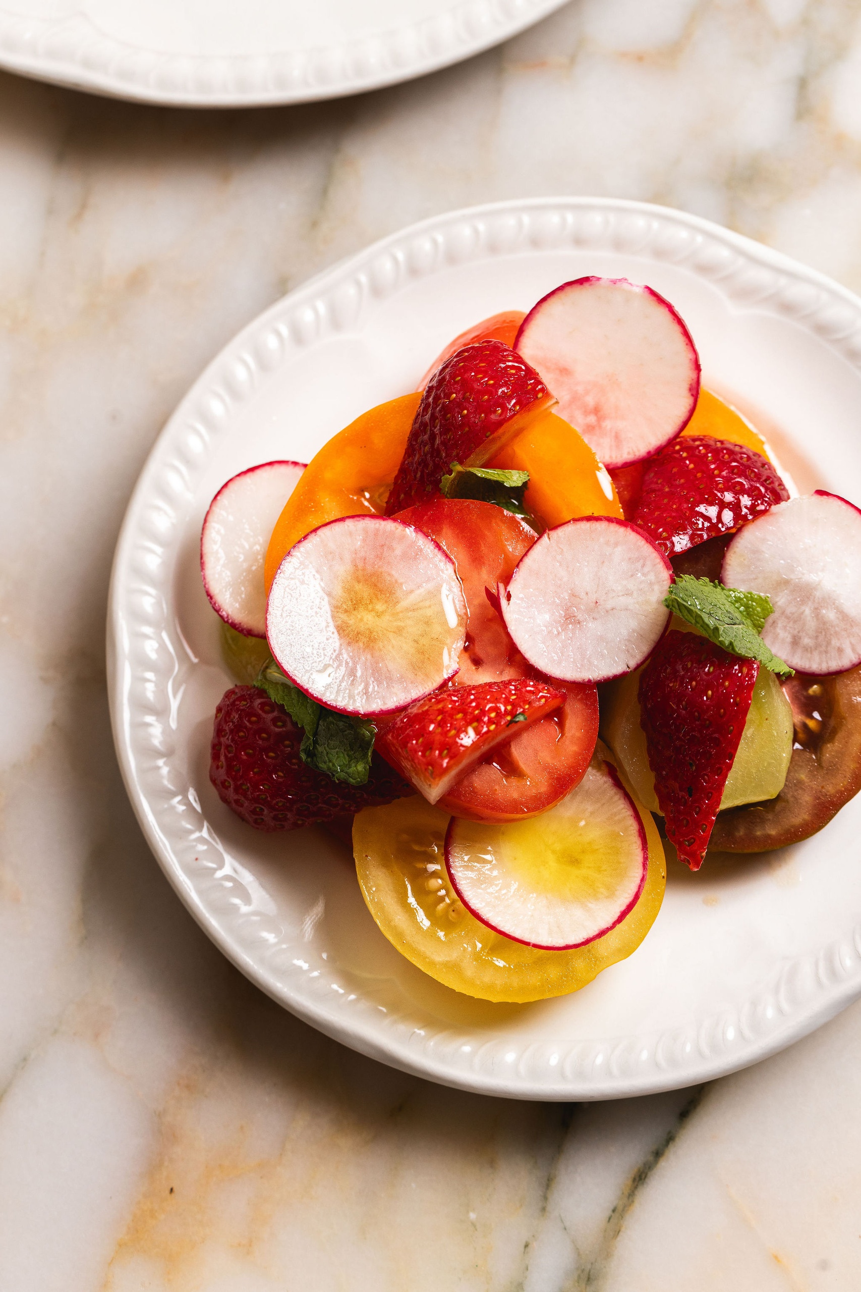 Sweet fruit treat desert at Nessa Soho restaurant