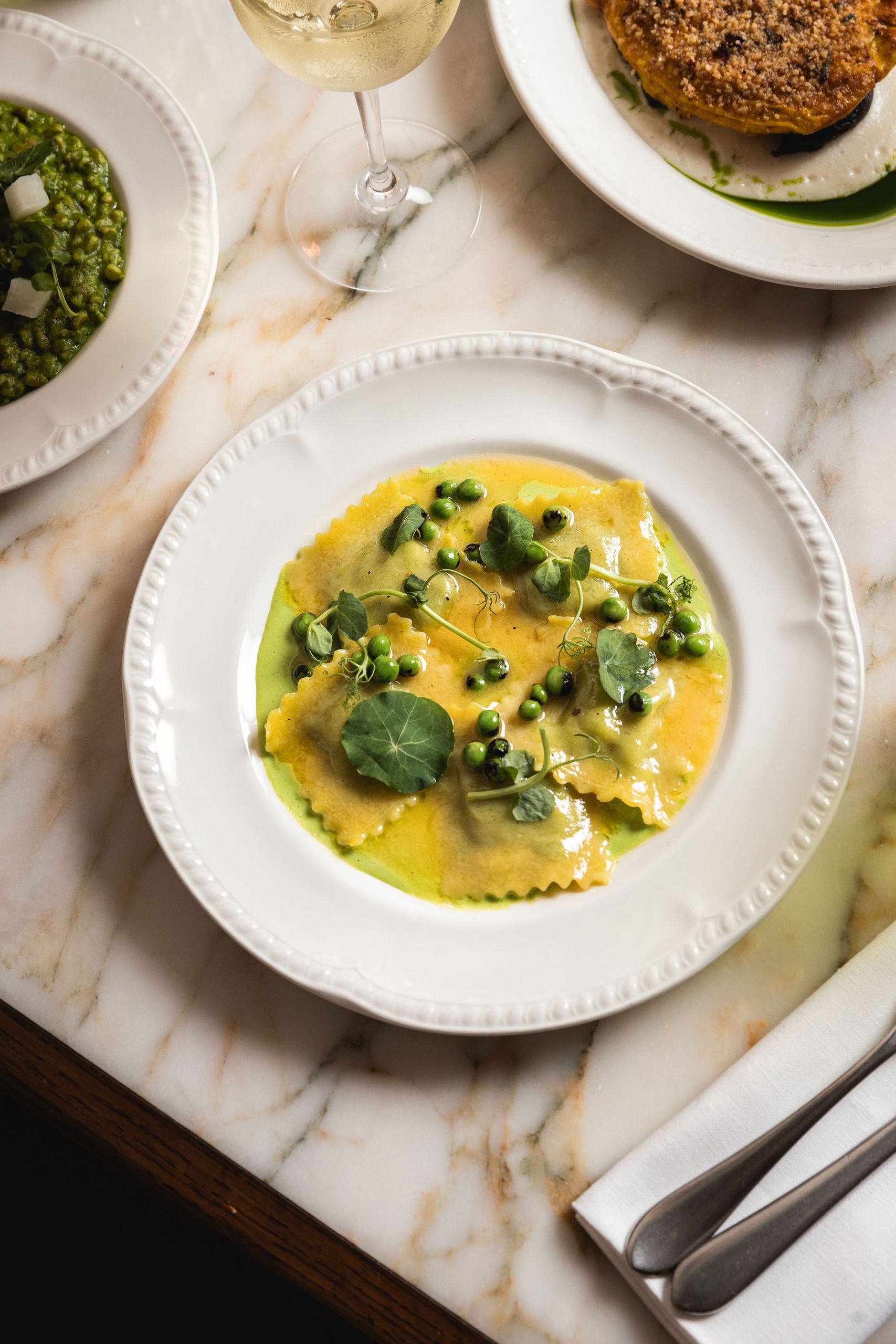 Unique pasta dish at Nessa Soho, London