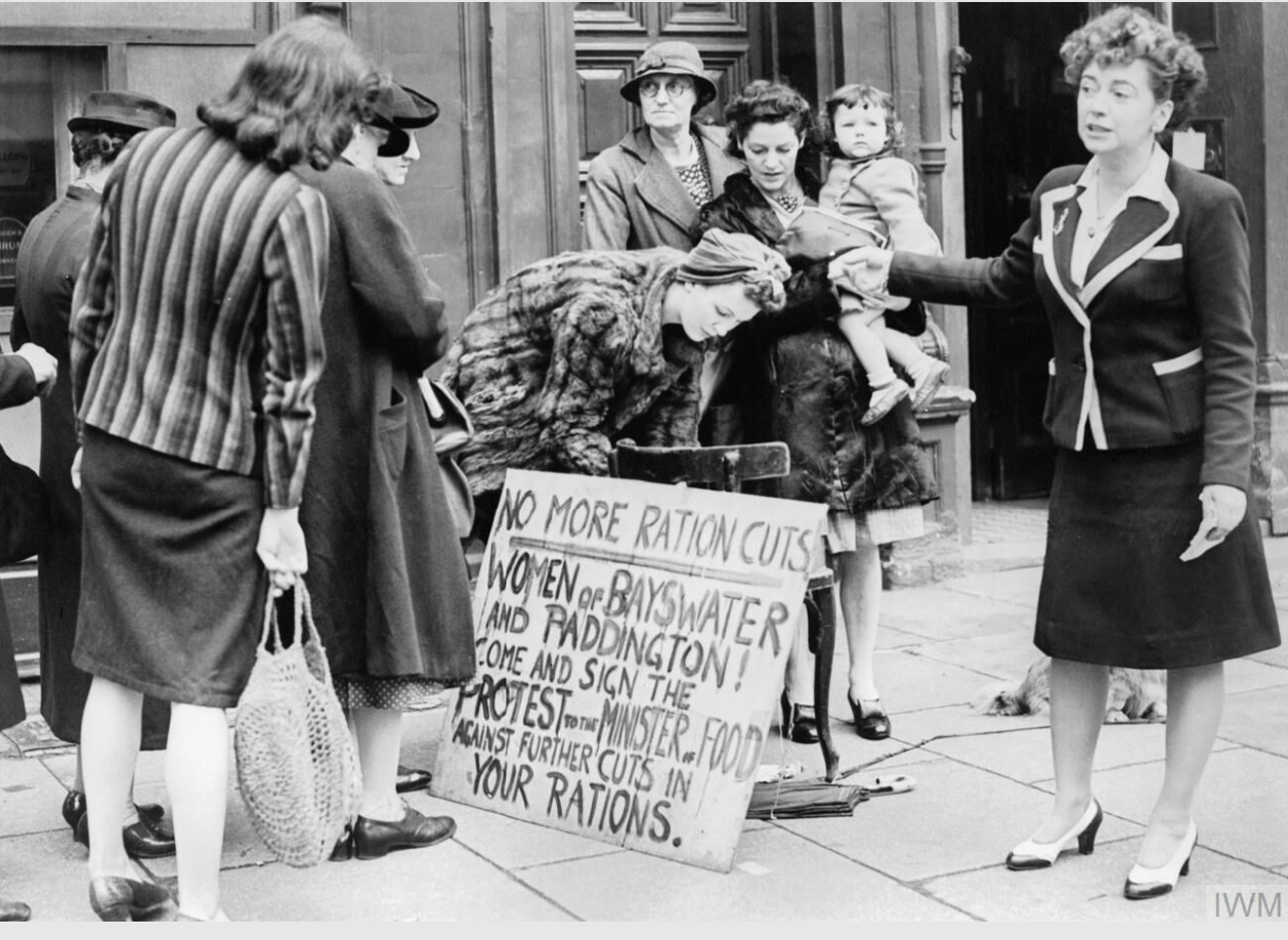 Food rationing after the Second World War: