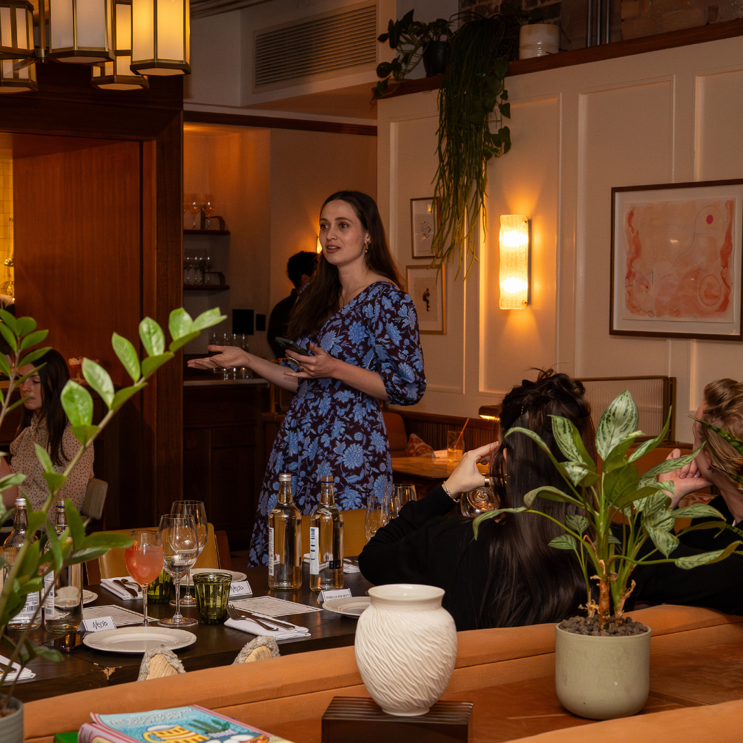 Dr Eleanor Barnett at Nessa Supper Club